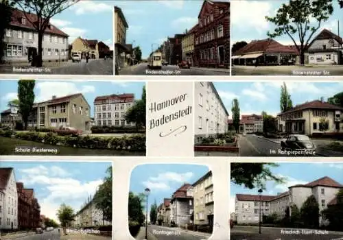 Ak Badenstedt Hannover, Schulen, Plantagenstraße, Badenstedter Str.
