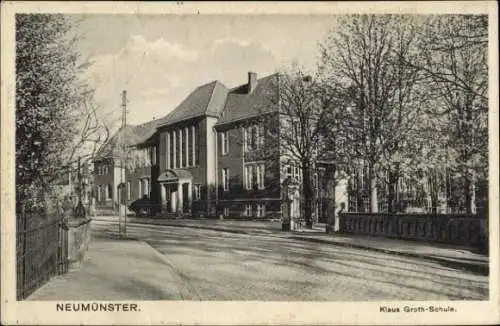 Ak Neumünster in Holstein, Klaus Groth-Schule