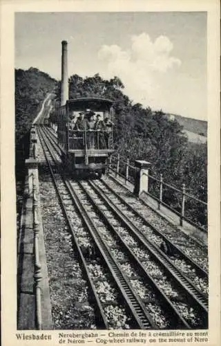 Ak Wiesbaden in Hessen, Nerobergbahn