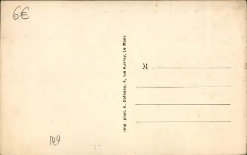 Ak Bonnétable Sarthe, Place des Halles