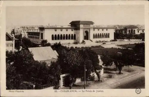 Ak Casablanca Marokko, Justizpalast