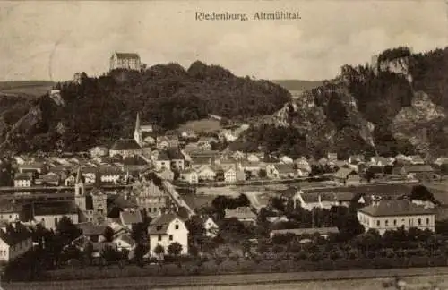 Ak Riedenburg in Niederbayern, Altmühltal, Gesamtansicht