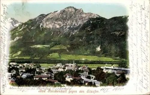 Ak Bad Reichenhall in Oberbayern, Teilansicht, Staufen