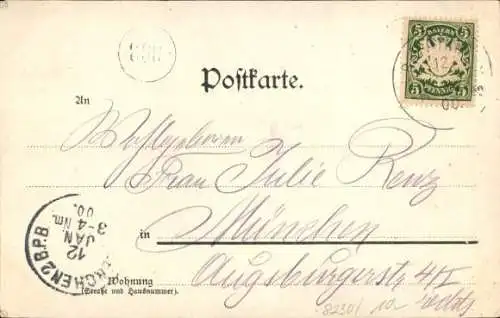 Ak Bad Reichenhall in Oberbayern, Teilansicht, Staufen