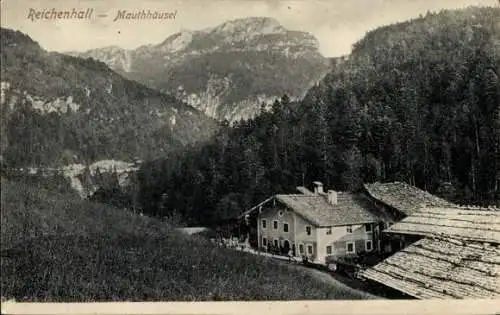 Ak Schneizlreuth in Oberbayern, Gasthof Mauthäusl