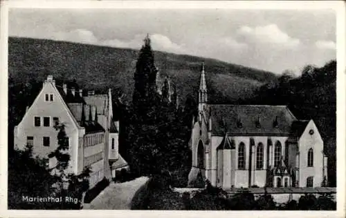 Ak Marienthal im Rheingau Geisenheim am Rhein Hessen, Kirche