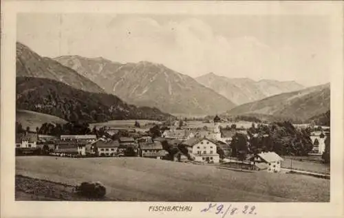 Ak Fischbachau in Oberbayern, Panorama