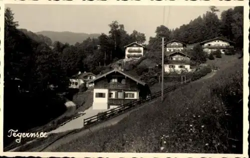 Foto Ak Tegernsee in Oberbayern, Teilansicht