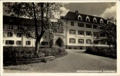 Ak Tegernsee in Oberbayern, Bezirkskrankenhaus