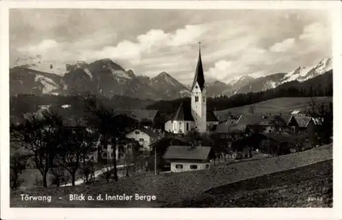 Ak Törwang Samerberg in Oberbayern, Inntaler Berge, Kirche