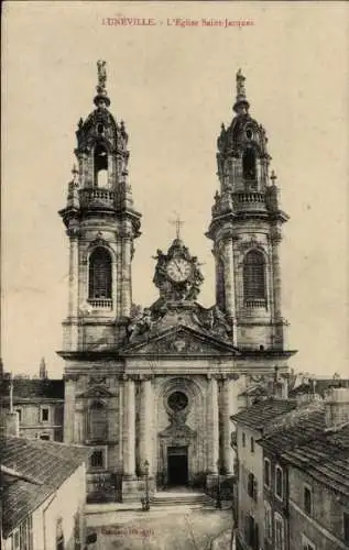 Ak Luneville Meurthe et Moselle, Kirche St. Jacques