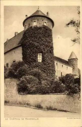 Ak Manonville Meurthe et Moselle, Château