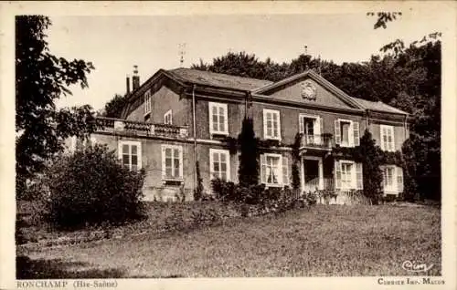 Ak Ronchamp Haute Saône, Schloss