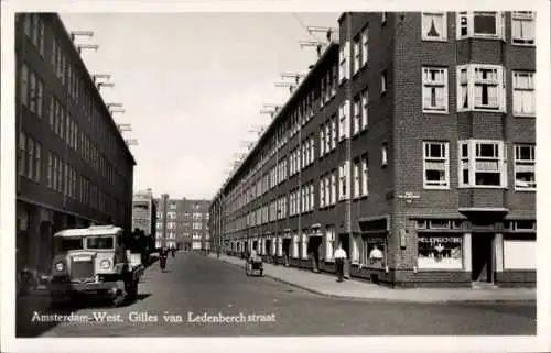 Ak Amsterdam Nordholland Niederlande, Gilles van Ledenberchstraat