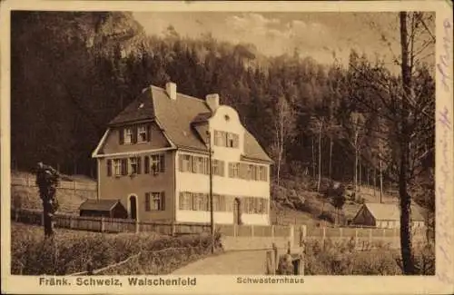 Ak Waischenfeld in der Fränkischen Schweiz Bayern, Schwesternhaus