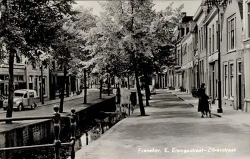 Ak FranekerFriesland Niederlande, E Elsingastraat, Zilverstraat