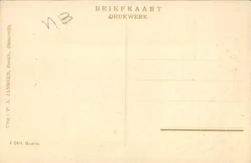 Ak Oisterwijk Nordbrabant Niederlande, Staalberg, Badhuisje