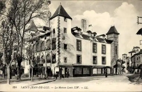 Ak Saint Jean de Luz Pyrénées Atlantiques, La Maison Louis XIV