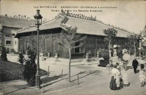 Ak Marseille Bouches du Rhône, Kolonialausstellung 1906, Cochinchine