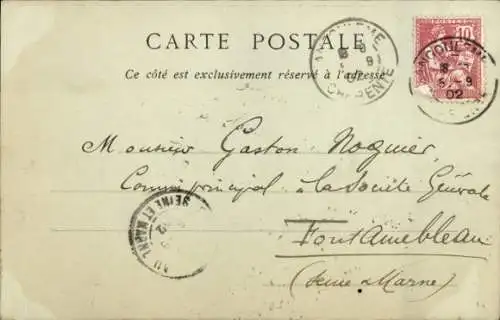 Ak Angoulême Charente, Les Remparts du Midi