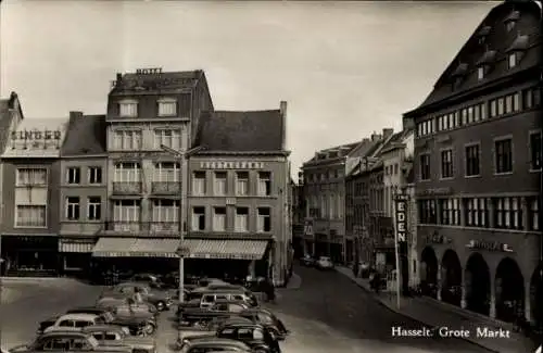 Ak Hasselt Flandern Limburg, Grote Markt