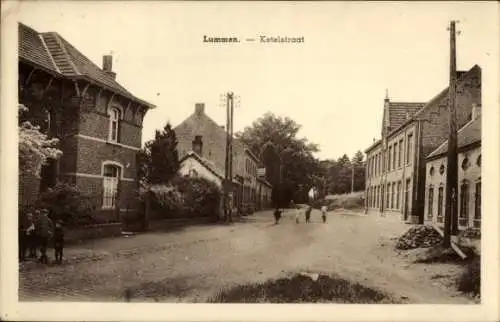 Ak Lummen Flandern Limburg, Ketelstraat