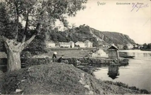 Ak Yvoir sur Meuse Wallonien Namur, Vallee du Bocq