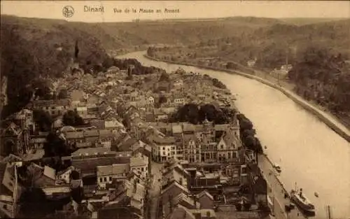 Ak Dinant Wallonien Namur, Panorama, Meuse, Amont