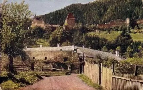 Ak Friesach in Kärnten, Ruine Petersberg