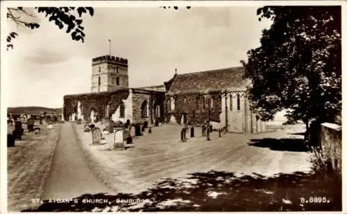 Ak Bamburgh Northumberland England, St. Aidan Kirche