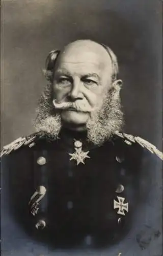 Ak Kaiser Wilhelm I., Portrait in Uniform, Orden