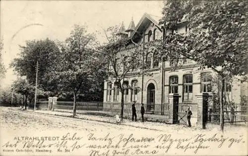 Ak Hamburg Wandsbek Rahlstedt Altrahlstedt, Schule