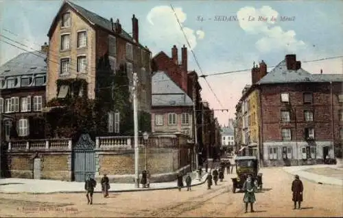 Ak Sedan Ardennes, La Rue du Menil