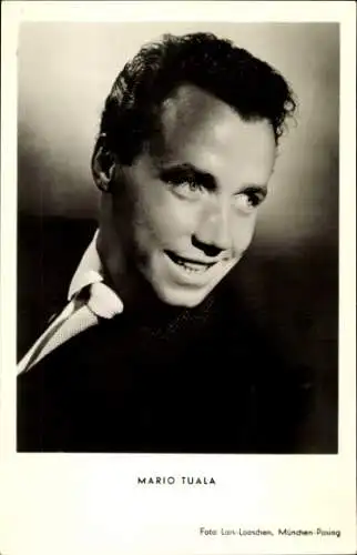 Ak Schauspieler Mario Tuala, Portrait