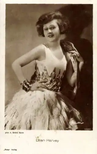 Ak Schauspielerin Lilian Harvey, Portrait