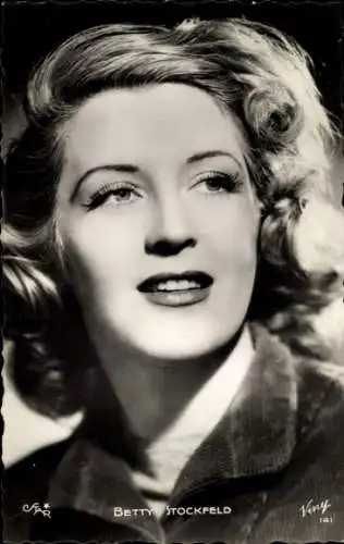 Ak Schauspielerin betty Stockfeld, Portrait