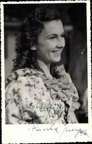 Ak Schauspielerin Paula Jünger, Portrait, Autogramm