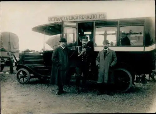 Foto Autobus, Verweij & Lugard's Auto Mij., Chauffeur