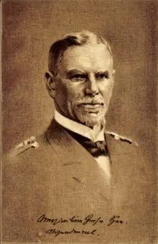 Künstler Ak Vizeadmiral Maximilian von Spee, Portrait, Marinedank eV