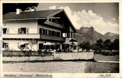 Ak Brannenburg in Oberbayern, Gästehaus Sonnenhof