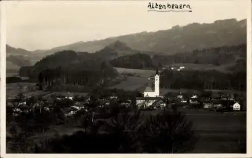 Ak Altenbeuern Neubeuern in Oberbayern, Gesamtansicht