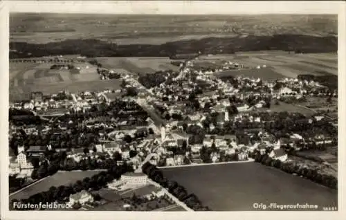 Ak Fürstenfeldbruck in Oberbayern, Fliegeraufnahme