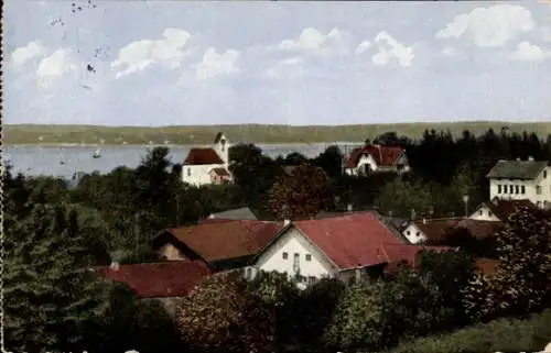 Ak Breitbrunn Herrsching am Ammersee, Panorama