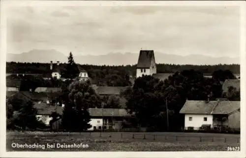 Ak Deisenhofen Oberhaching Oberbayern, Teilansicht