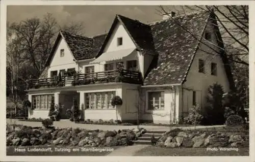 Ak Tutzing am Starnberger See Oberbayern, Haus Ludendorff