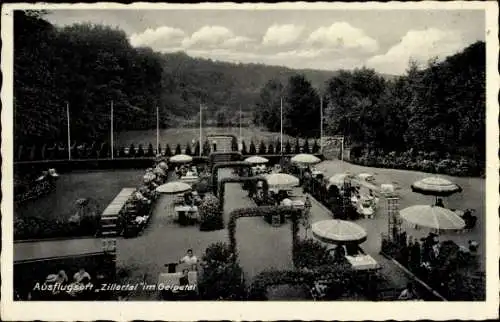 Ak Hahnerberg Cronenberg Wuppertal in Nordrhein Westfalen, Restaurant Zillertal, Gelpetal