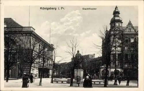 Ak Kaliningrad Königsberg Ostpreußen, Stadttheater