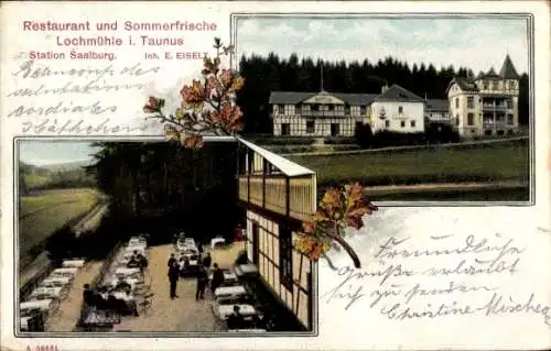 Ak Wehrheim im Taunus Hessen, Lochmühle, Restaurant