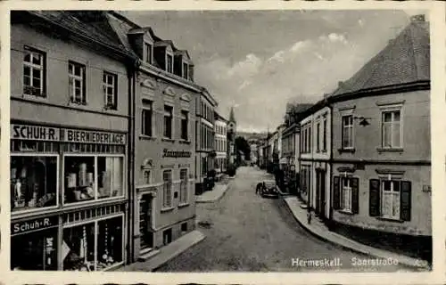 Ak Hermeskeil im Hunsrück, Saarstraße