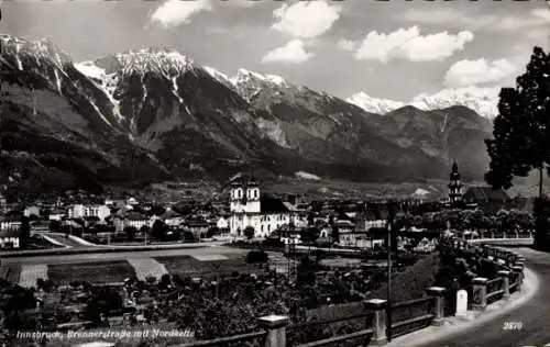 Ak Innsbruck in Tirol, Brennerstraße, Nordkette